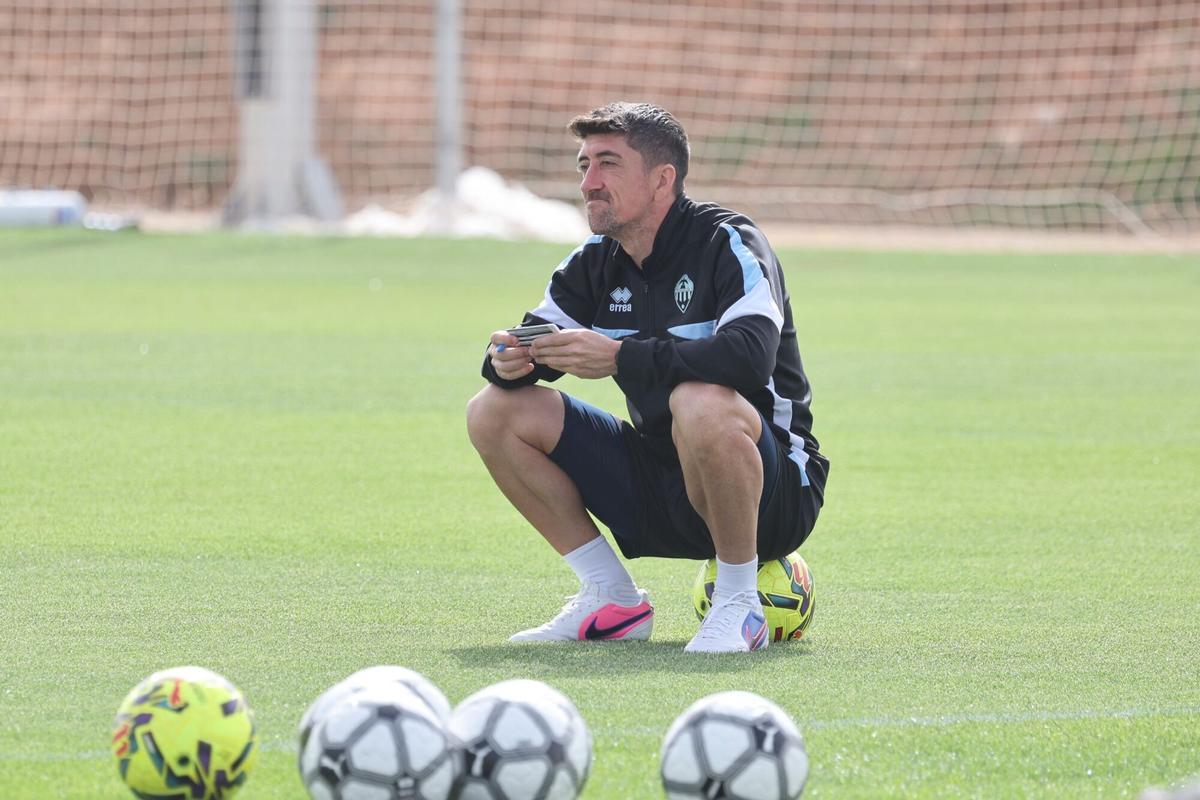 Entrenamiento del CD Castellón en la ciudad deportiva Globeenergy