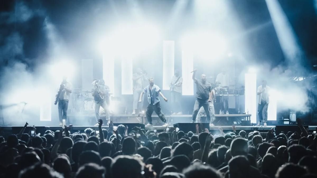 Un concierto durante un festival en Tavernes de la Valldigna