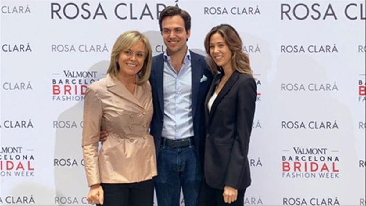 Rosa Clará, Daniel Clará y Anne-Marie Colling.