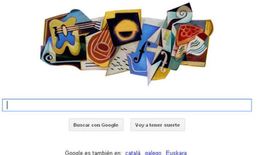 Juan Gris lleva su arte cubista al &#039;doodle&#039; de Google