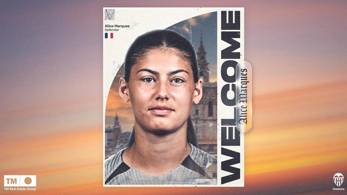 Alice Marques, nuevo fichaje del Valencia Femenino