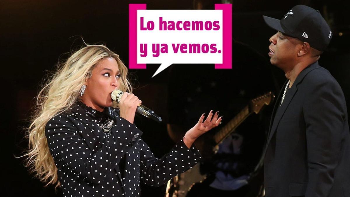 Beyoncé dice &quot;Lo hacemos y ya vemos&quot; a Jay Z