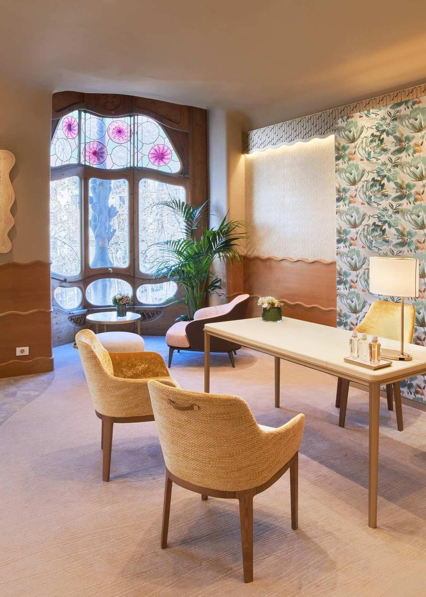 La boutique de Cartier en la Casa Batlló dispone de dos espacios: uno para exponer sus colecciones y otro para organizar eventos culturales