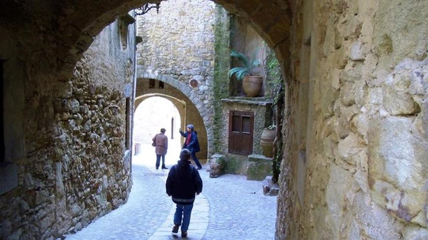 Un carrer del bonic poble de Pals