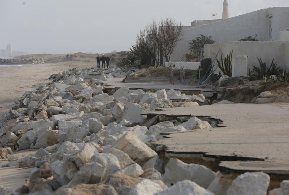 Obras en las playas del Saler y la Garrofera