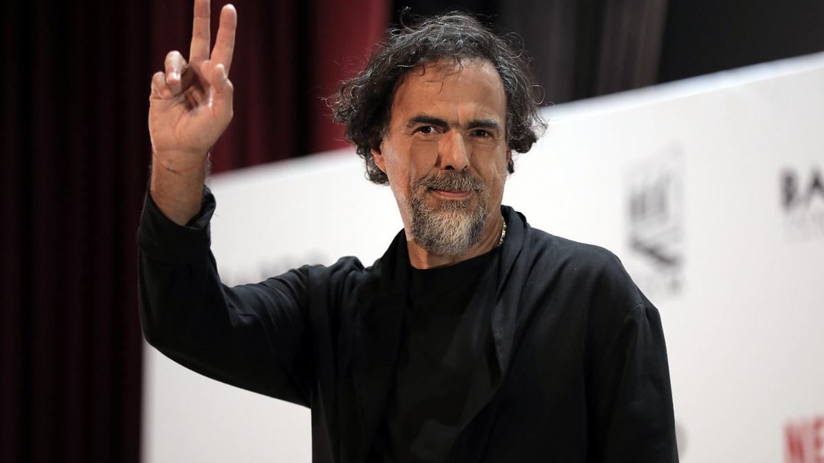 Alejandro González Iñárritu en el Festival Internacional de Cine de Morelia (FICM).