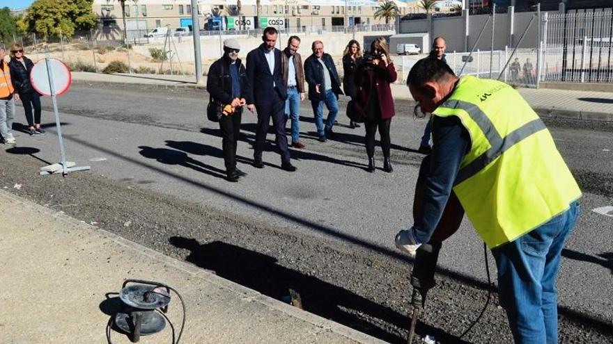 Comienzan las obras para mejorar el polígono de Carrús