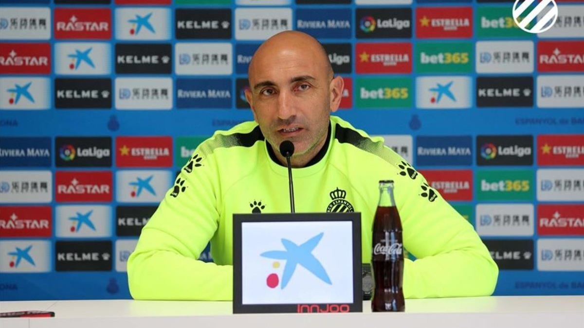 Abelardo Fernández, entrenador del RCD Espanyol