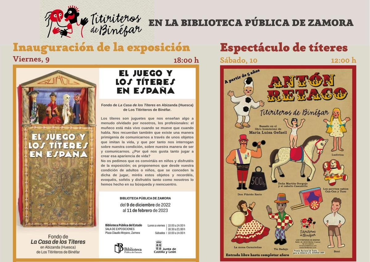 'El juego y los títeres en España. Fondo de La casa de los Títeres en Abizanda (Huesca)'.