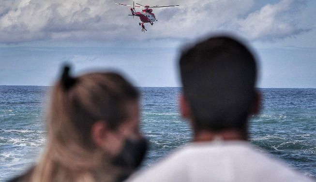 Rescatada una bañista en Puerto de la Cruz