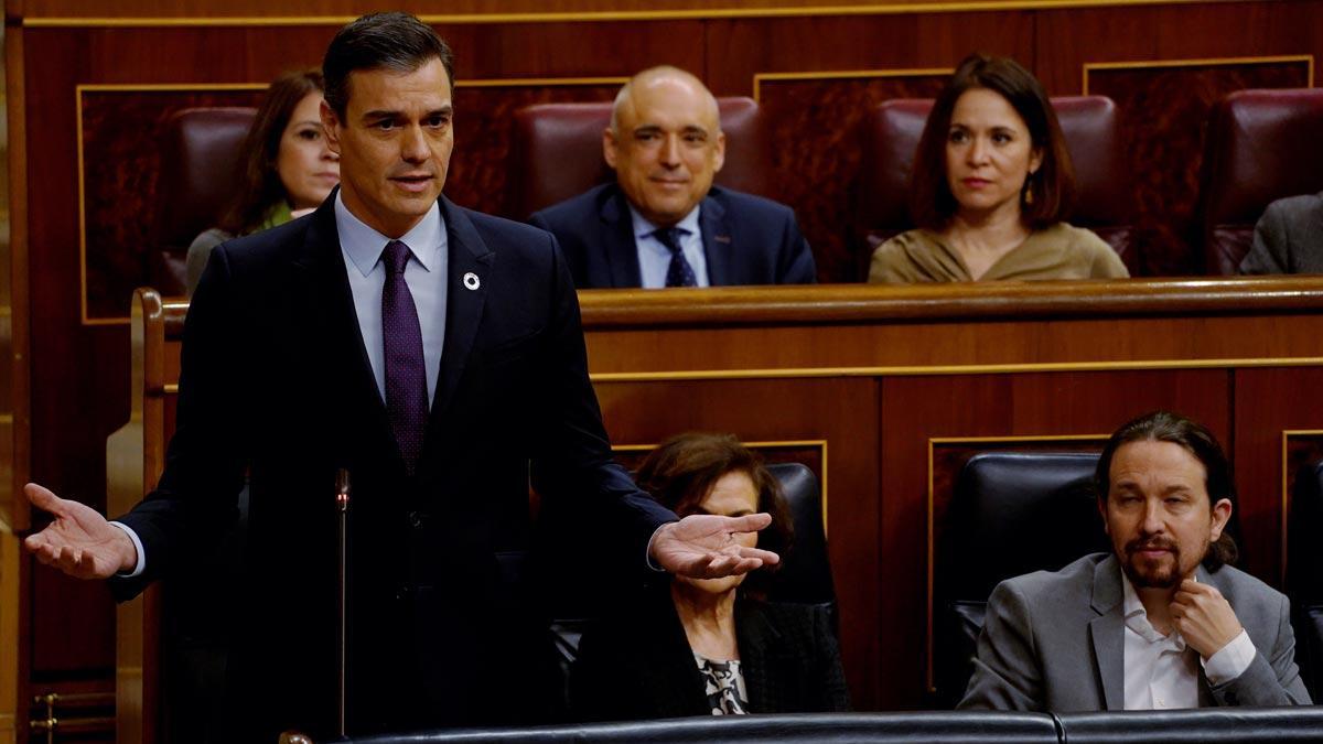 Pedro Sánchez interviene en el Congreso