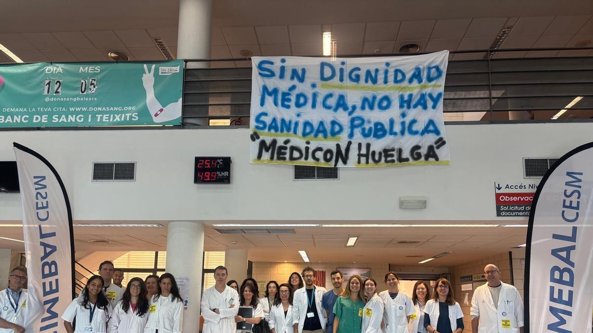 FOTOS | Así ha sido el segundo día de la huelga de médicos en Baleares