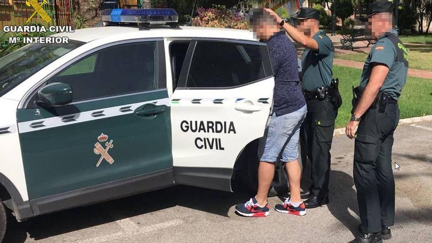 El argentino detenido en Churriana por la Guardia Civil.