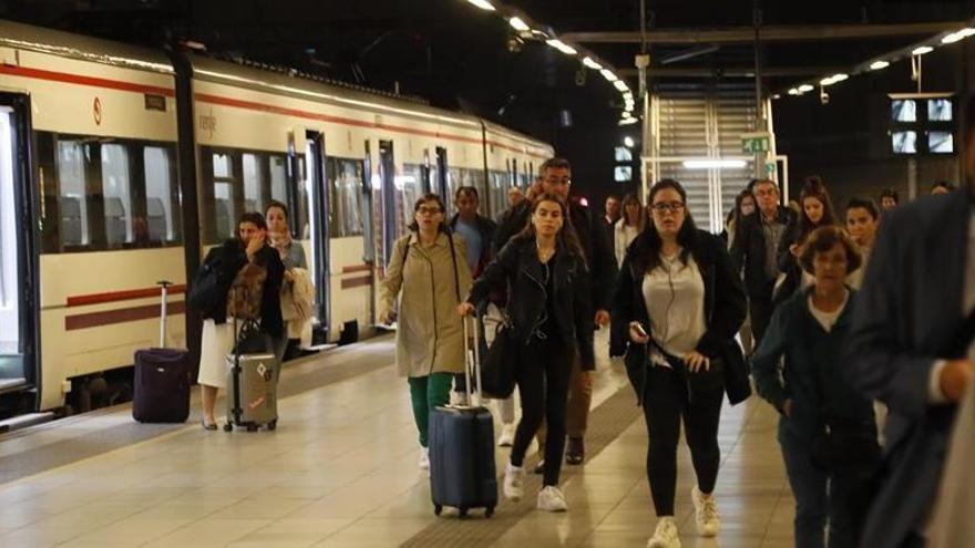 Cercanías cancela casi el triple de trenes en Castelló que hace un año
