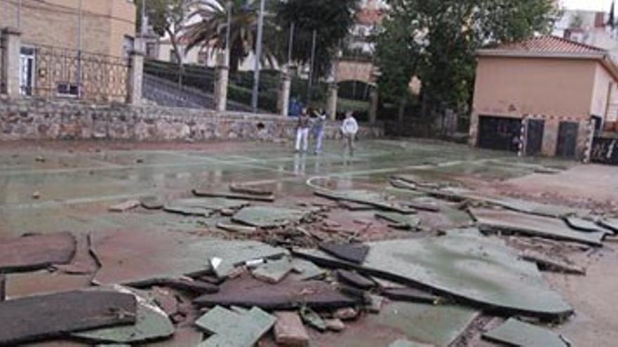 El Ayuntamiento de Cáceres da por perdido el millón  que pidió por daños de la tormenta