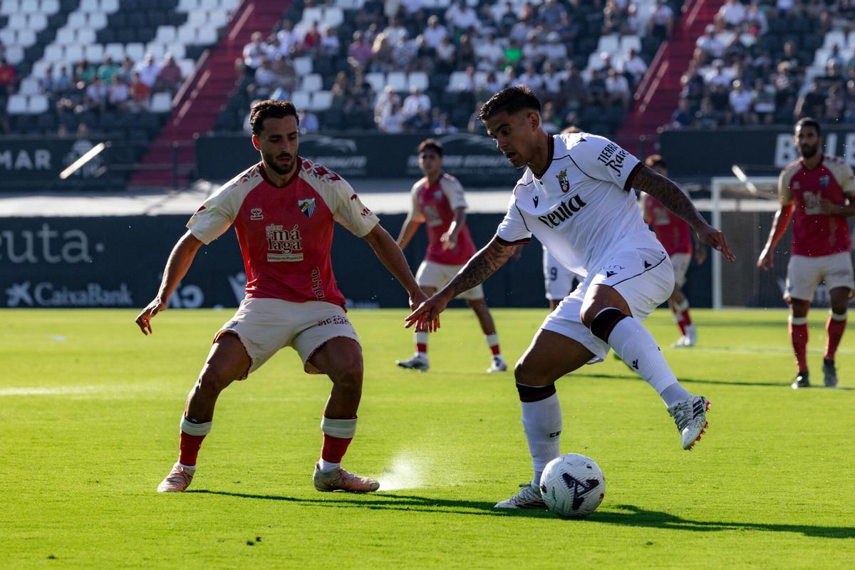 El Málaga CF disputa en Ceuta su cuarto amistoso esta pretemporada.