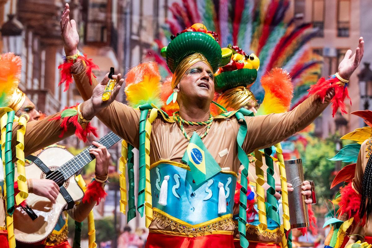 La murga jiennense 'Peña carnavaleira Neymar, que por bien no venga'