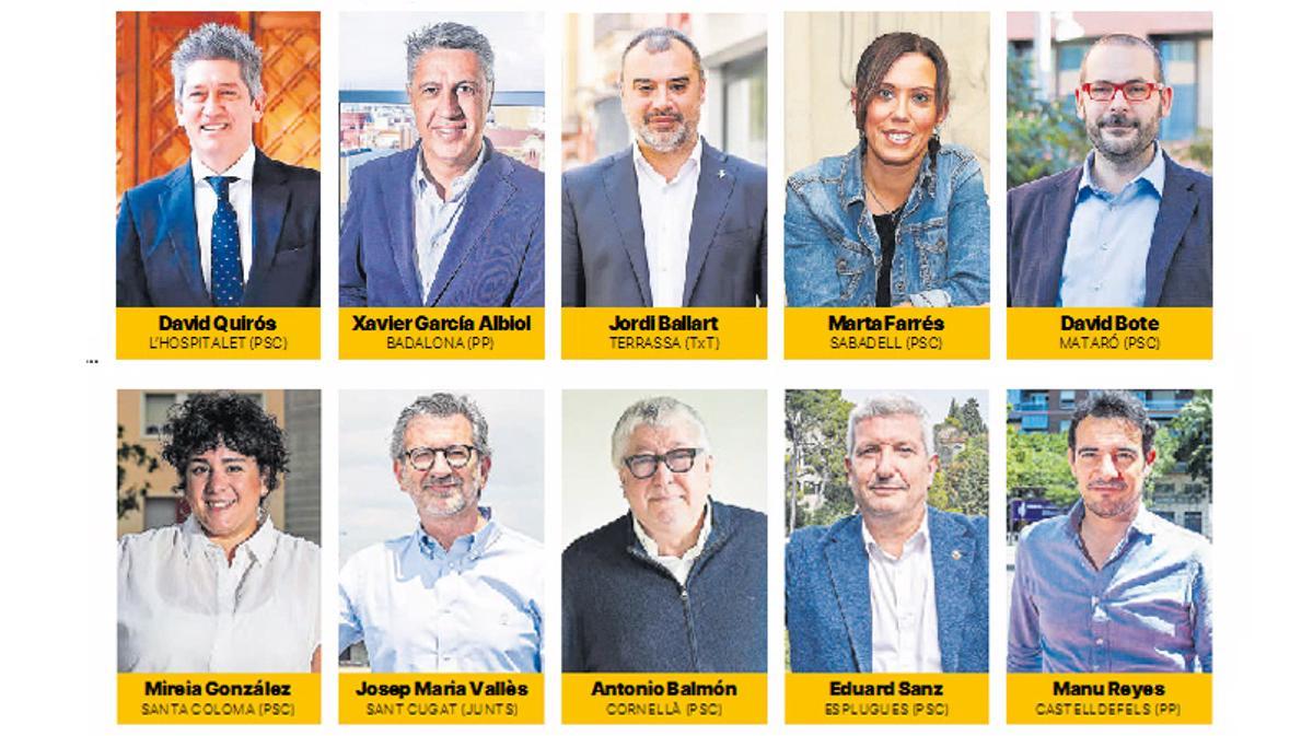 Repàs a 10 alcaldes de l’àrea de Barcelona en l’equador del mandat Repàs a 10 alcaldes de l’àrea de Barcelona en l’equador del mandat