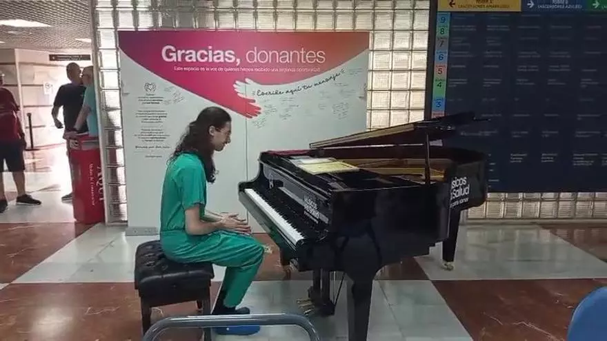 Música de piano en el Día del Donante