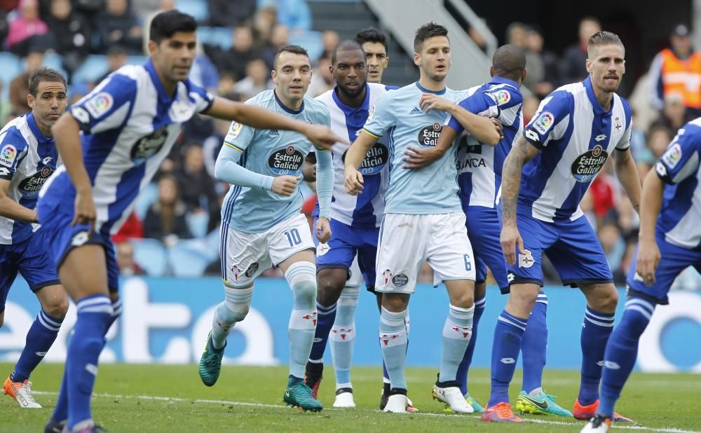 Mañana negra para el Dépor en Vigo ante el Celta