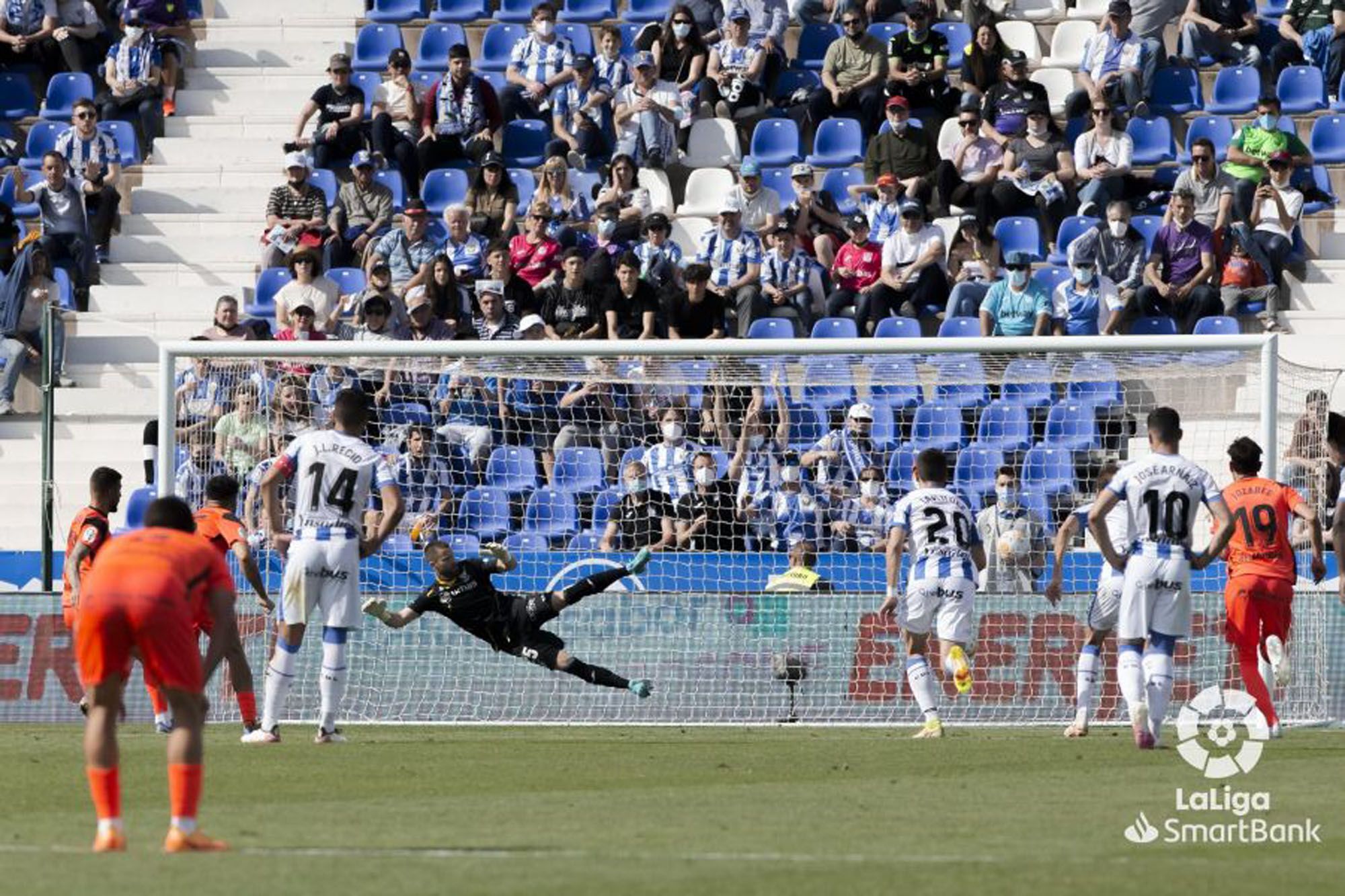 Las imágenes del CD Leganés - Málaga CF