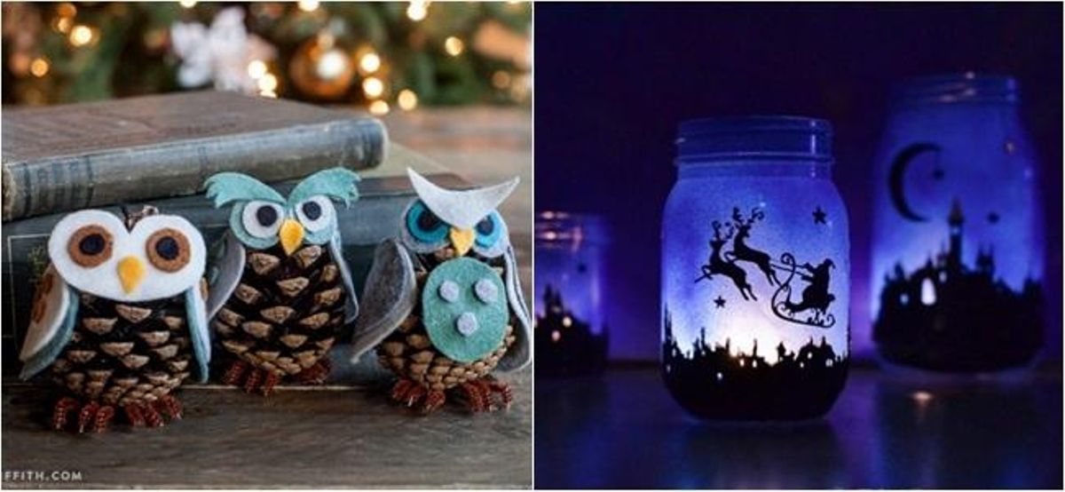 Diez adornos navideños caseros que te sorprenderán
