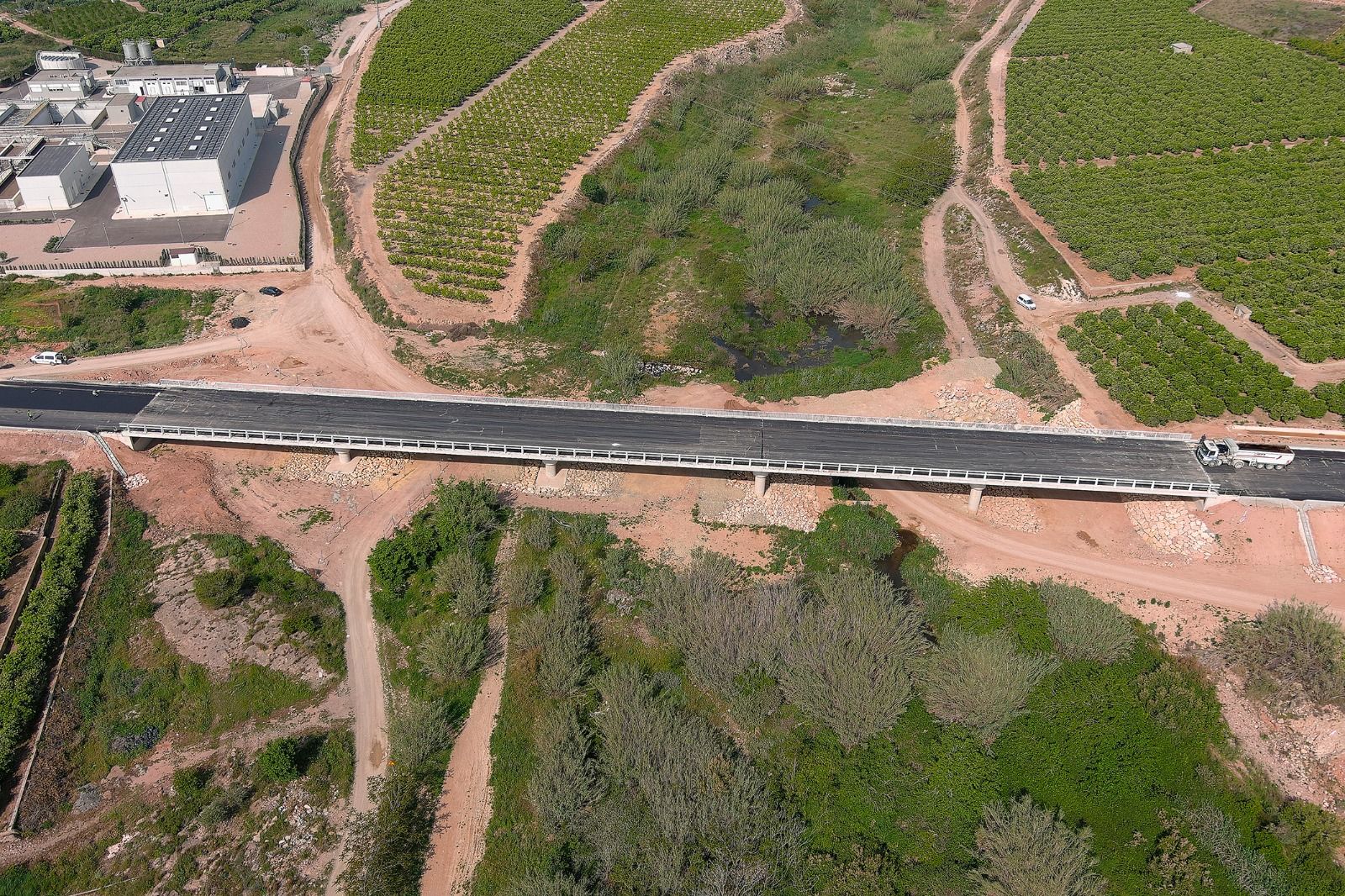 Obras de la Variante Norte de Bétera