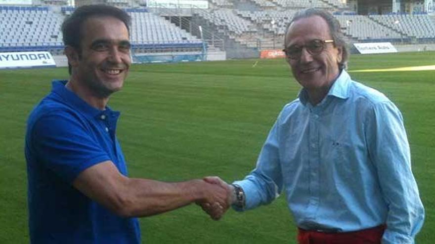 Sarriugarte junto a Fidalgo. /