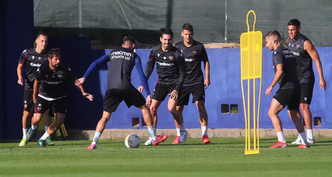 Así ha sido del entrenamiento del Levante UD de hoy