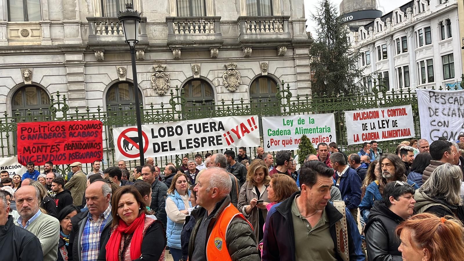 En imágenes: Así fue la manifestación del campo asturiano en Oviedo