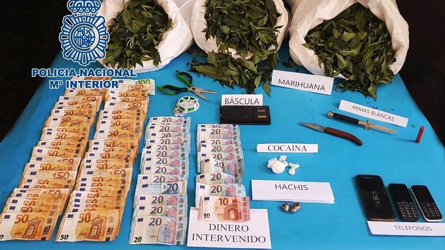 Detenidos cuatro miembros de un clan de la droga en el Sector Sur