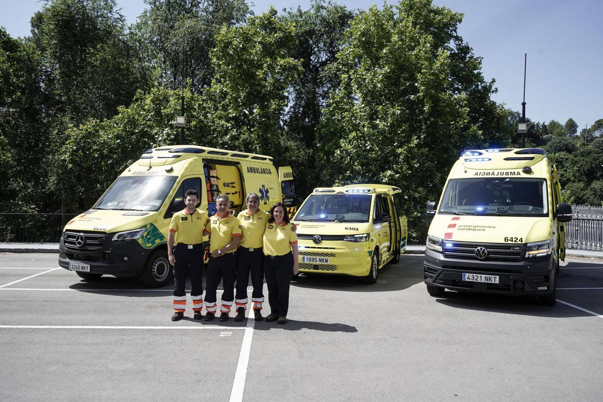 Presentació dels nous models d'ambulàncies a Manresa