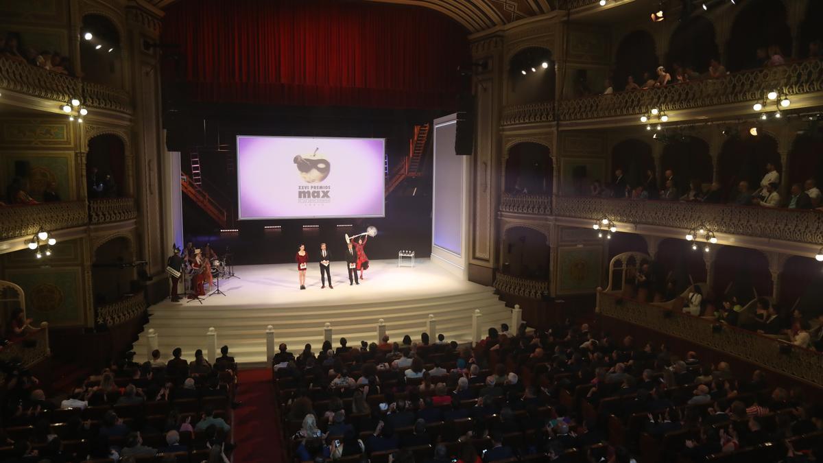 El Gran Teatro Falla de Cádiz, durante la ceremonia de entrega de los Premios Max de las Artes Escénicas.