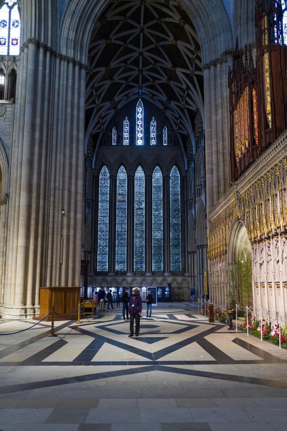 El interior de la catedral de York