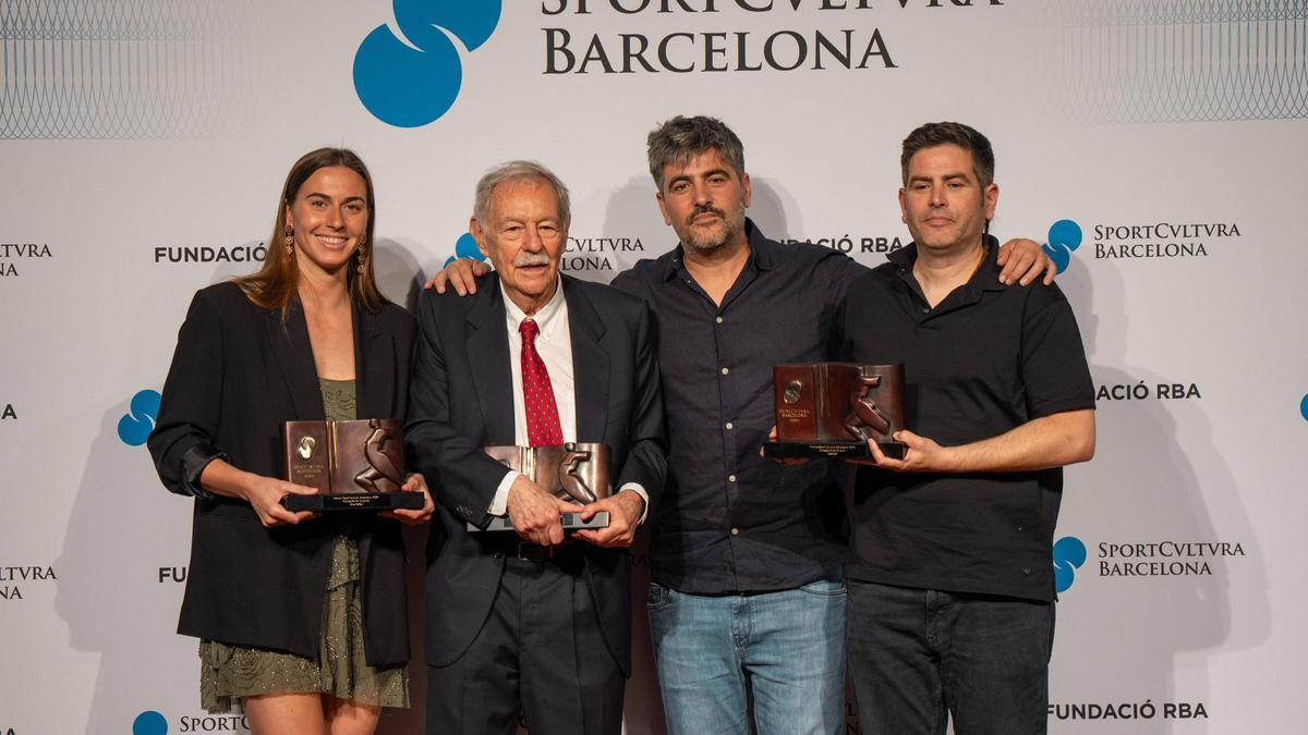 Bea Ortiz, Eduardo Mendoza y los Estopa, premiados por Sport Cultura Barcelona.