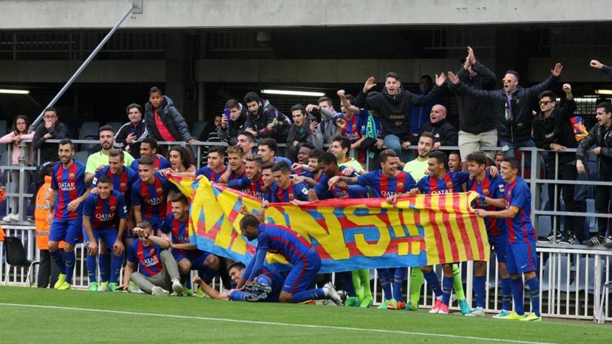 Tras ganar la Liga, el Barcelona B quiere acabar el trabajo con el ascenso