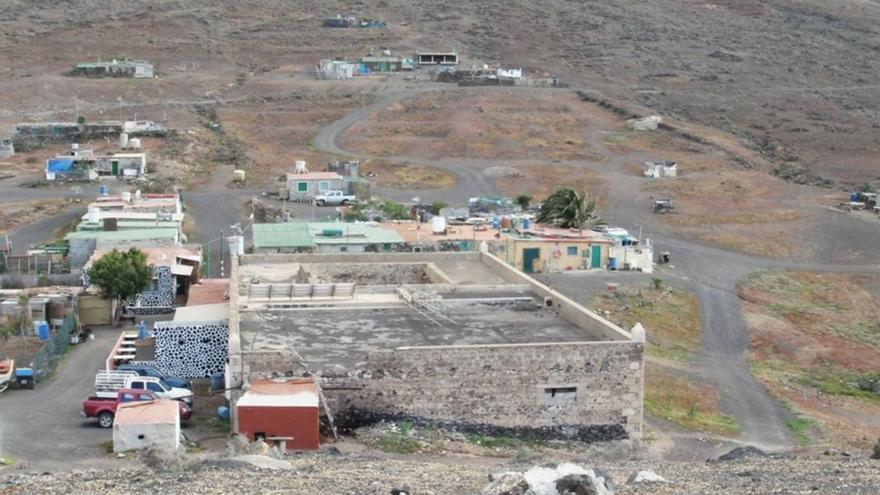 Vista del poblado de Cofete, ubicado al sur del municipio de Pájara.