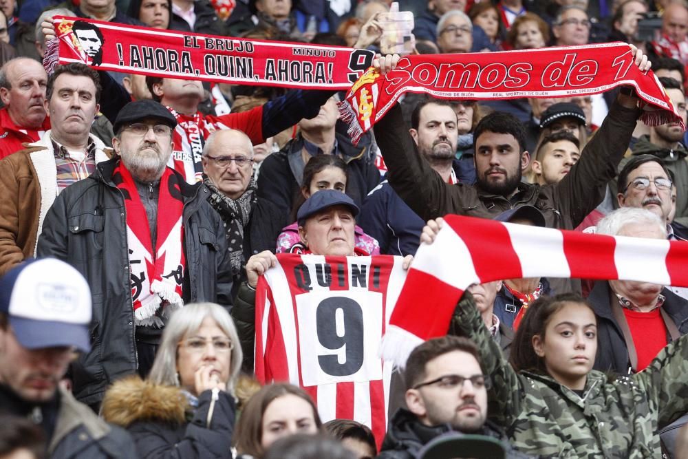 El partido entre el Sporting y la Cultural Leonesa, en imágenes