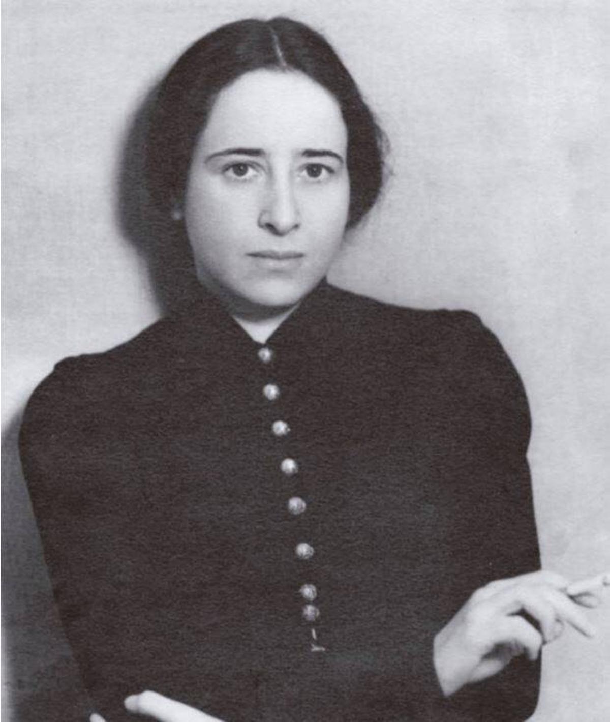 Una veinteañera Hannah Arendt en 1933.