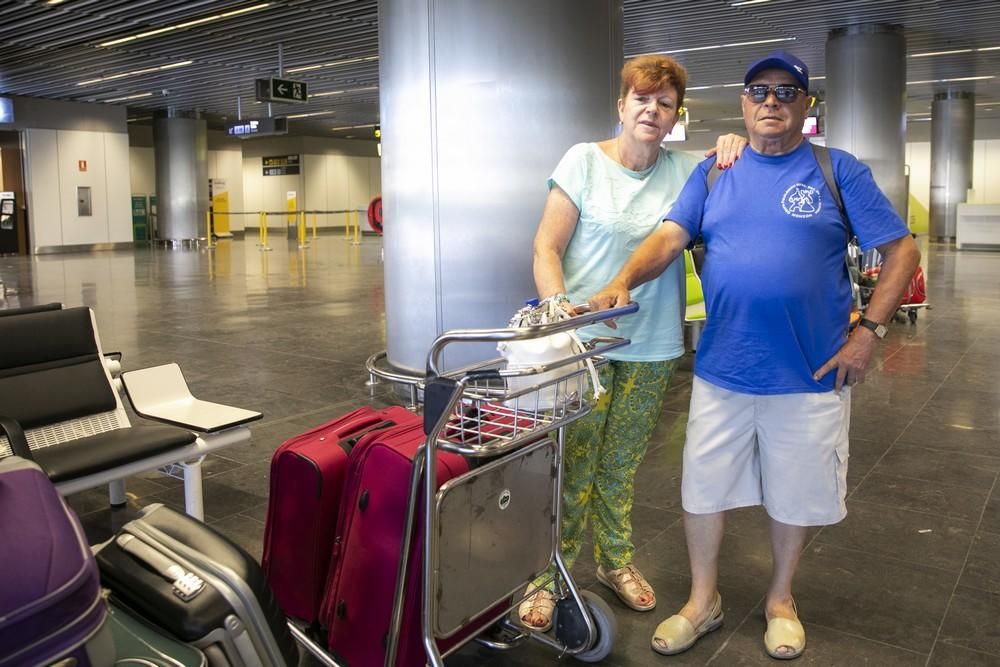 Operación salida de agosto en el aeropuerto de Gran Canaria