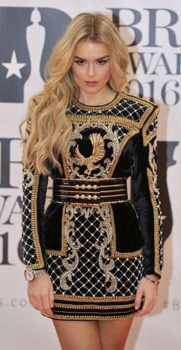 Singer Tallia Storm arrives at the BRIT Awards ...