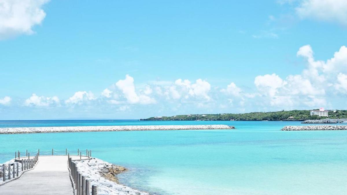 Parece el Caribe, pero es Japón.