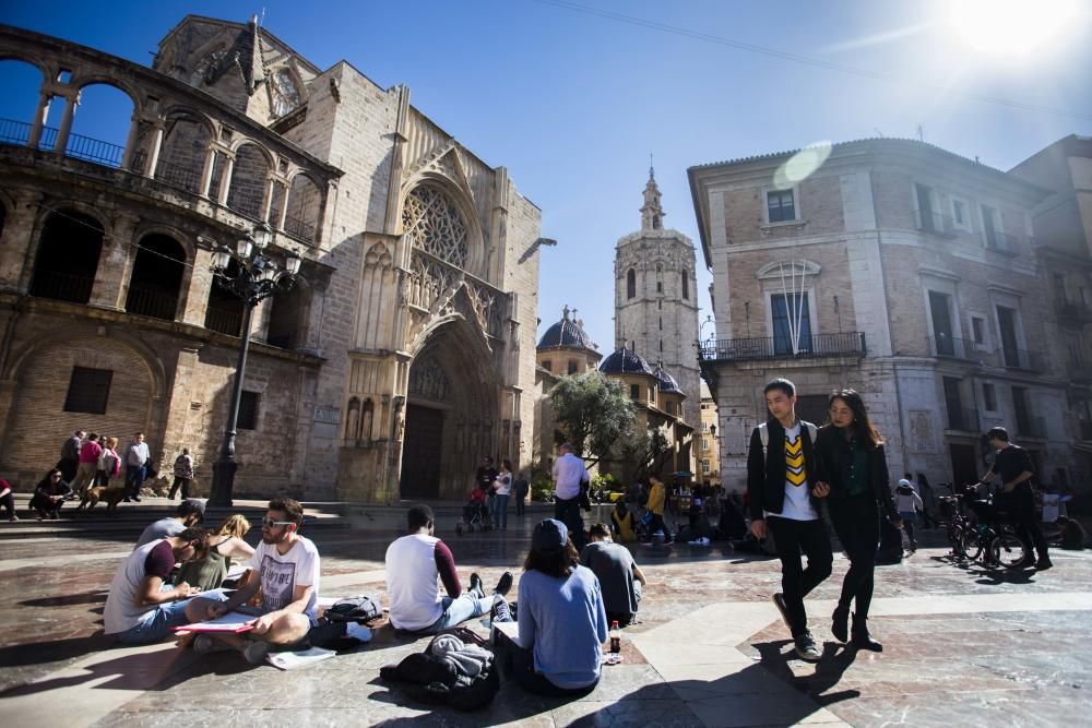 Jornada de calor en València