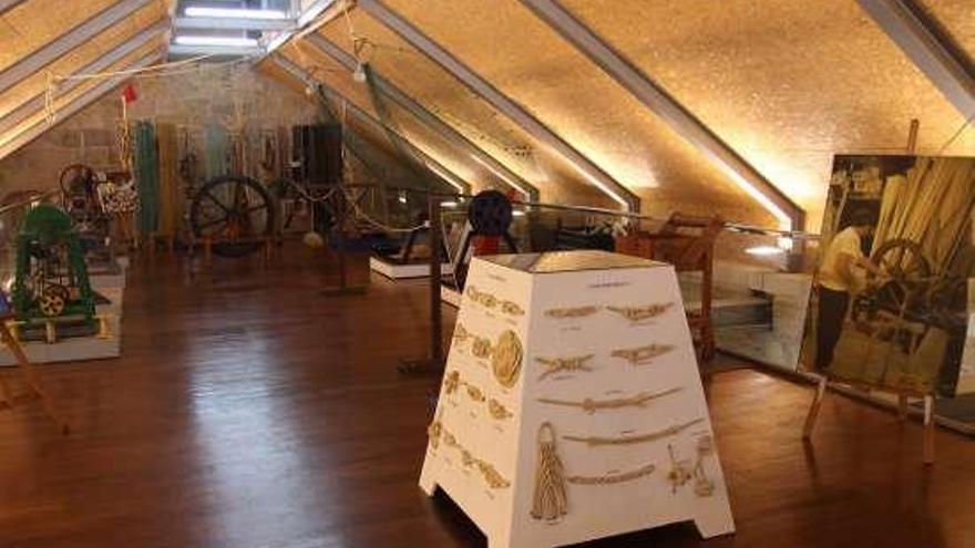 Una de las salas del Museo de la Pesca y la Salazón.  // Muñiz