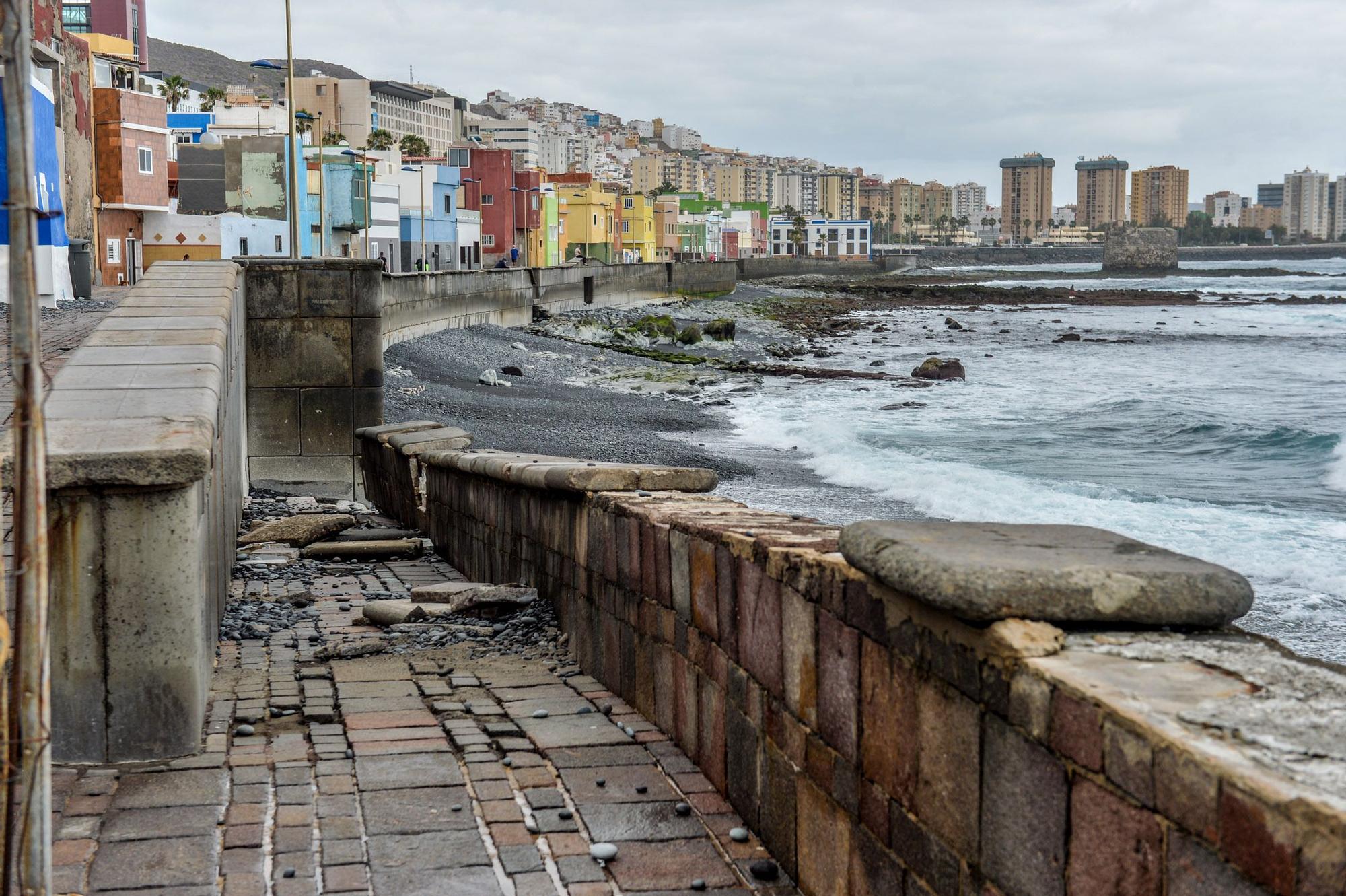 El barrio de San Cristóbal tras el temporal