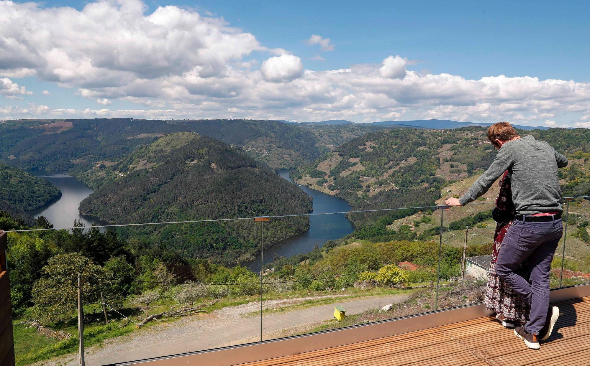 La magia de la Ribeira Sacra y los cañones del Sil, a vista de dron