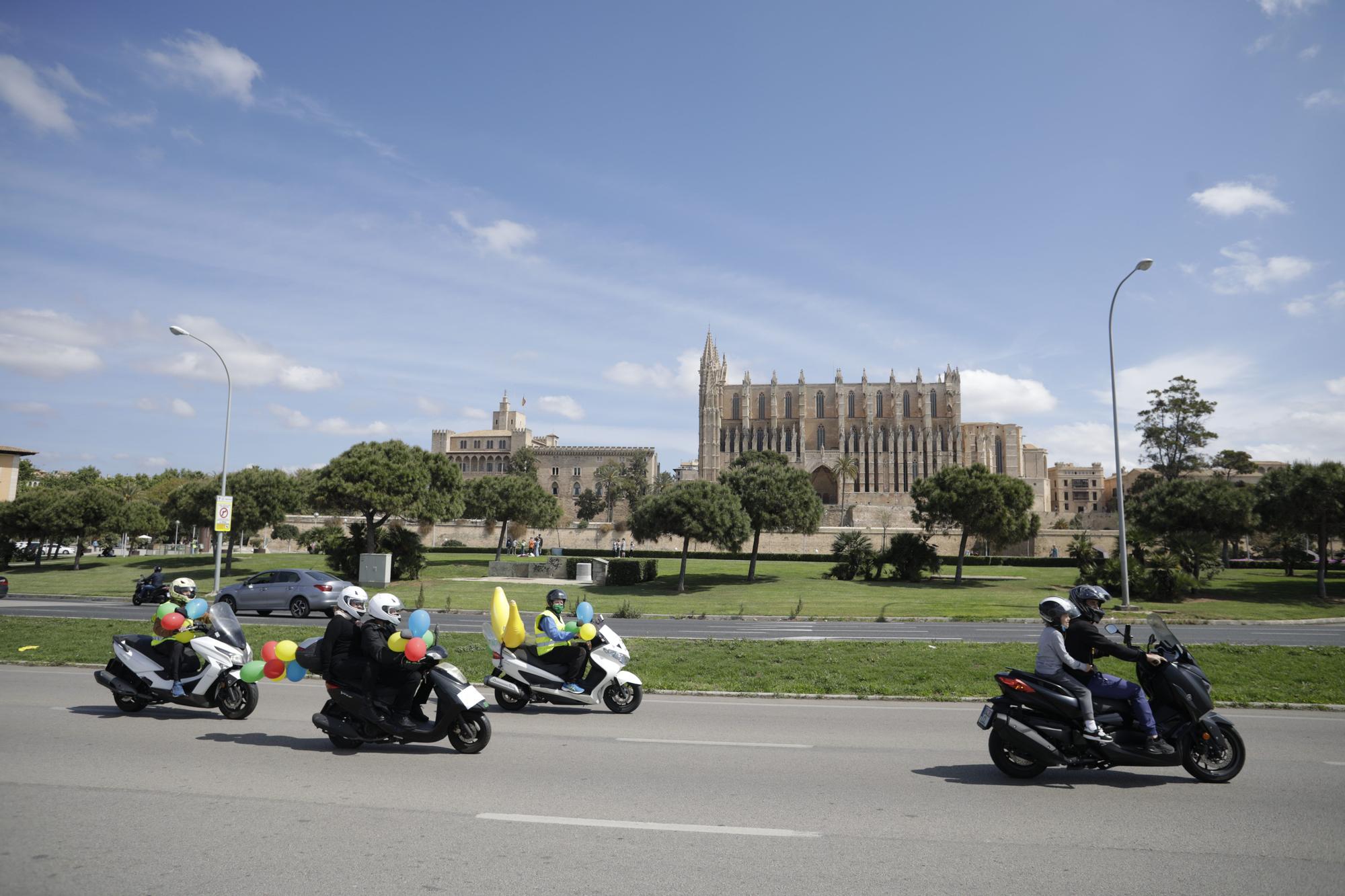 Protesta en Palma para reclamar compensaciones por la insularidad