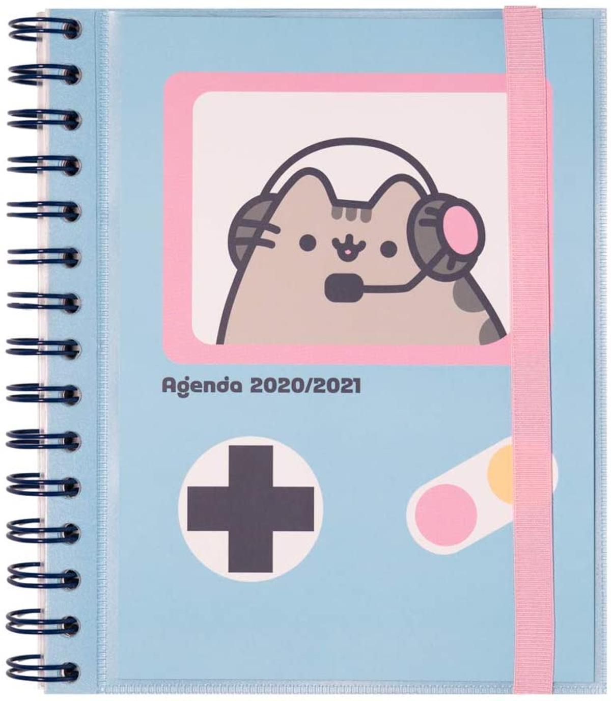 Agenda con el gatito Pusheen en modo retro Agenda con el gatito Pusheen en modo retro