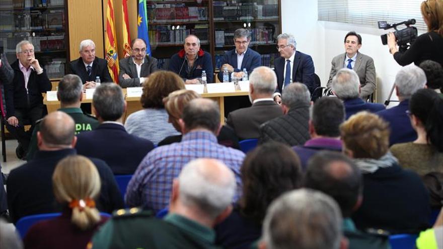 Una nueva crecida extraordinaria del Ebro mantiene en vilo a la comarca