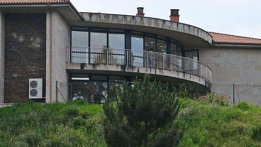 Fachada de la residencia DomusVi de Aldán (Cangas).